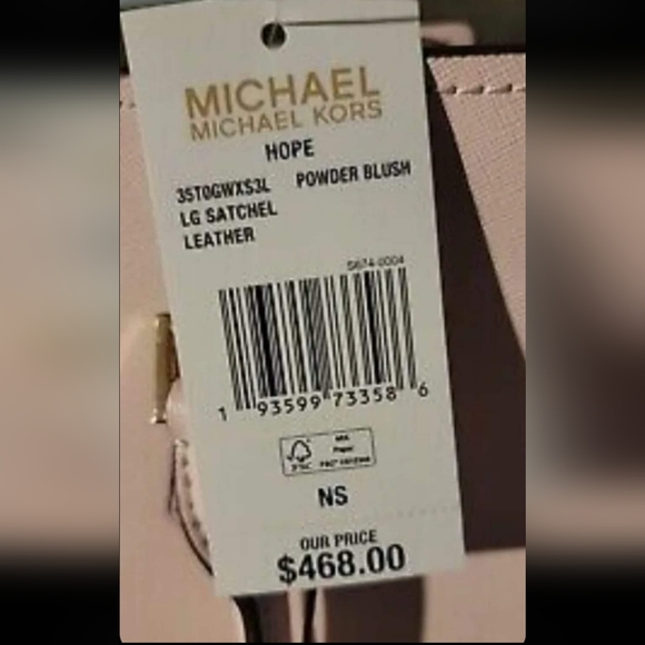 Micheal Kors Large Saffiano Leather Satchel - Picture 3 of 3